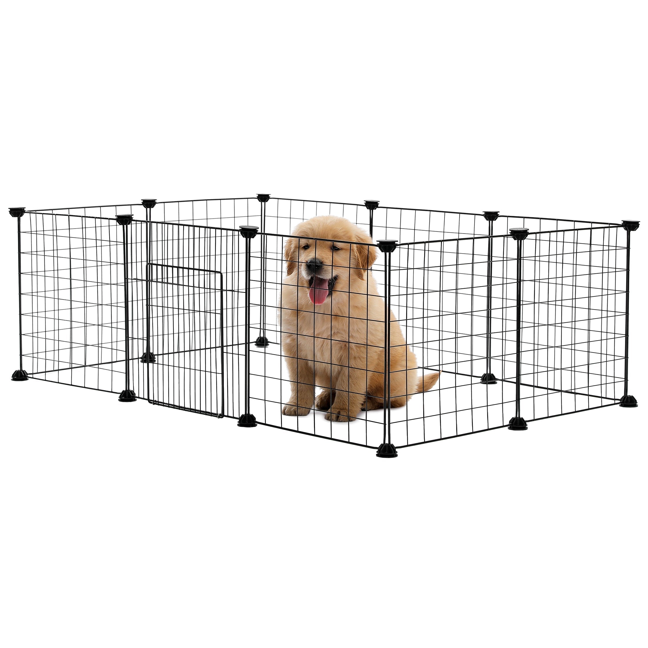 Gemakkelijk opvouwbare hondenkooi | Ruimtebesparend en zonder gereedschap te monteren Handige en betrouwbare binnenoplossing voor honden en puppy's.