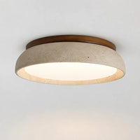 Veliana Wabi-Sabi Ronde Travertine Plafondlamp