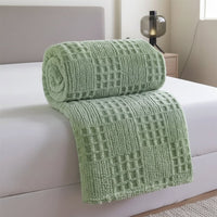 VelvetNest | Luxe Zachte Dikke Jacquard Velours Deken