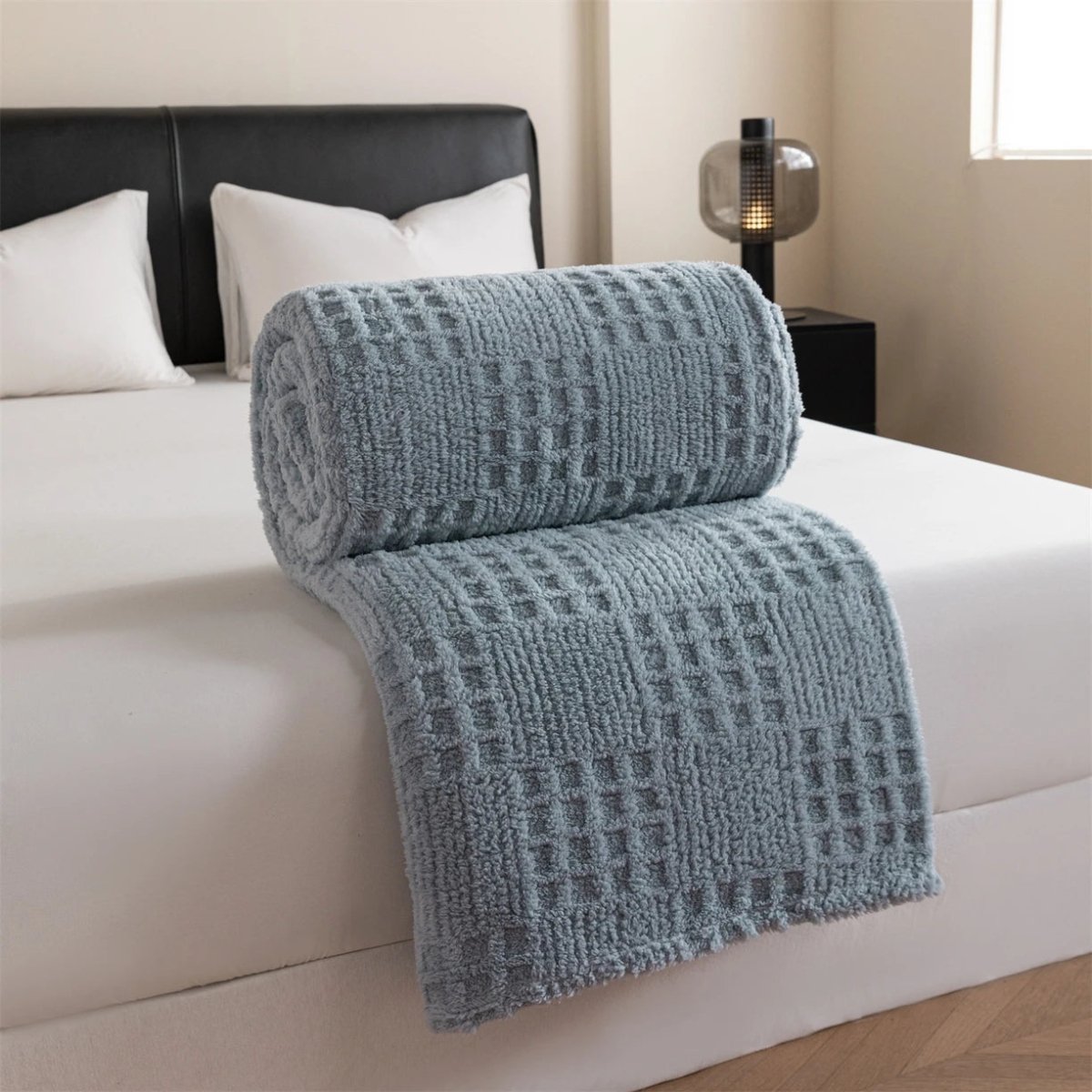 VelvetNest | Luxe Zachte Dikke Jacquard Velours Deken
