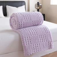 VelvetNest | Luxe Zachte Dikke Jacquard Velours Deken