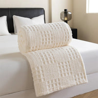 VelvetNest | Luxe Zachte Dikke Jacquard Velours Deken