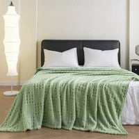 VelvetNest | Luxe Zachte Dikke Jacquard Velours Deken