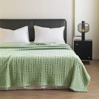 VelvetNest | Luxe Zachte Dikke Jacquard Velours Deken