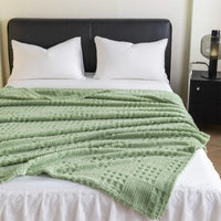 VelvetNest | Luxe Zachte Dikke Jacquard Velours Deken