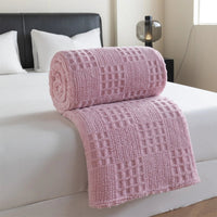 VelvetNest | Luxe Zachte Dikke Jacquard Velours Deken