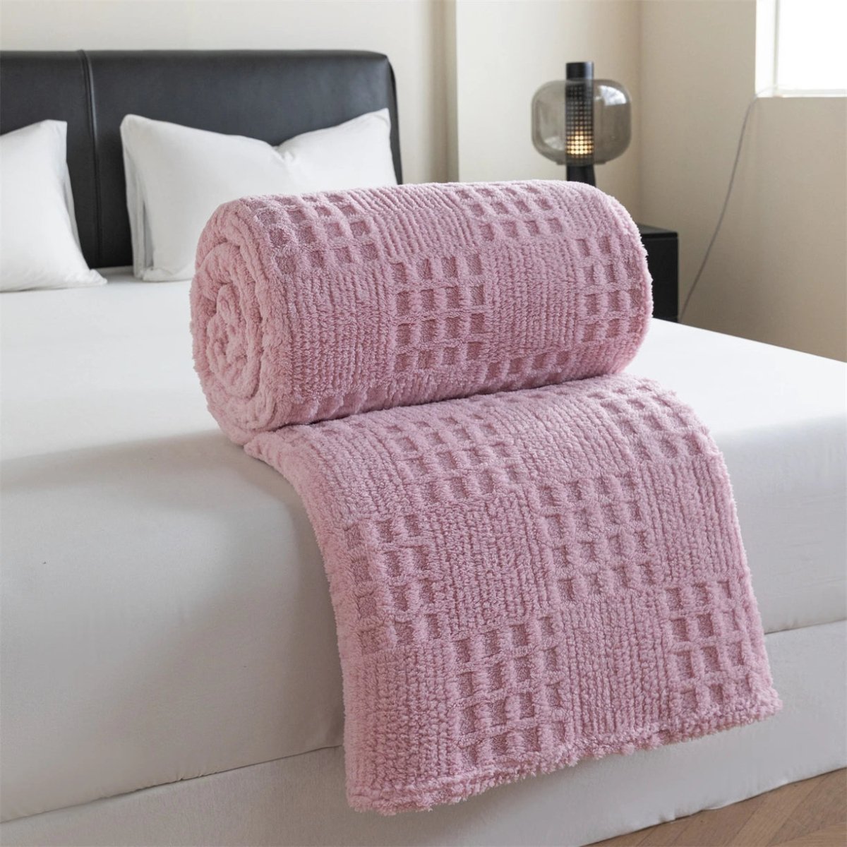 VelvetNest | Luxe Zachte Dikke Jacquard Velours Deken
