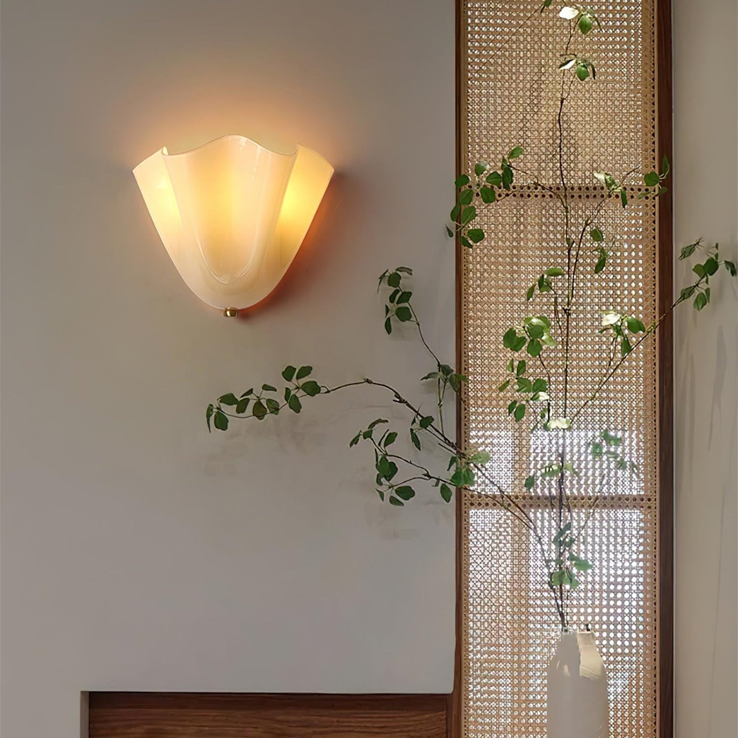 Elegante Wandlamp Elara van Glas