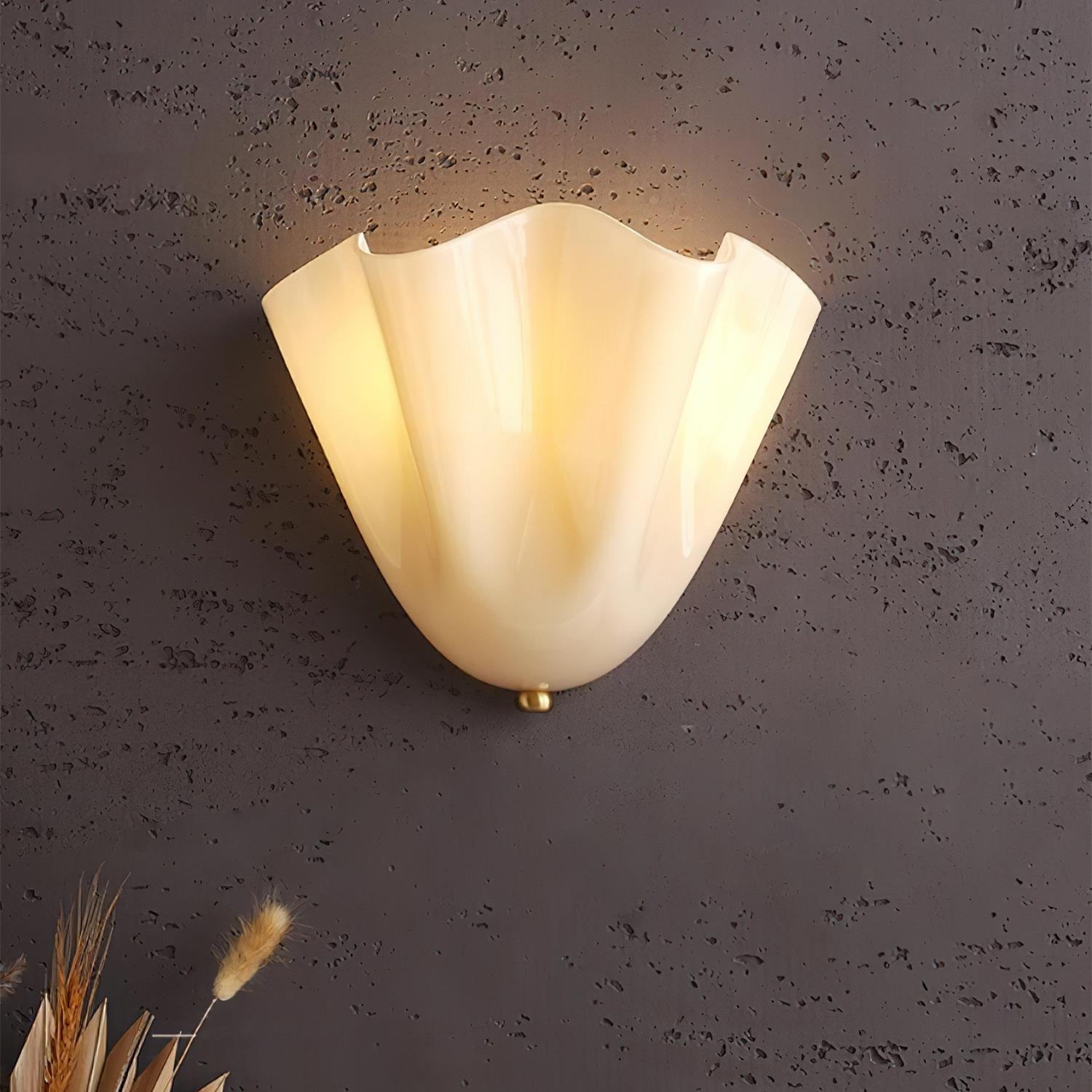 Elegante Wandlamp Elara van Glas