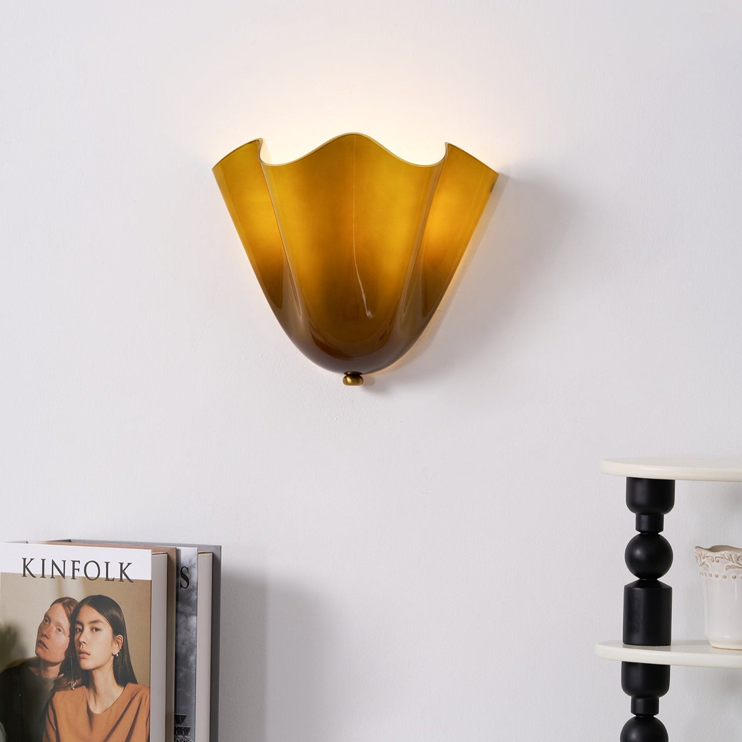Elegante Wandlamp Elara van Glas