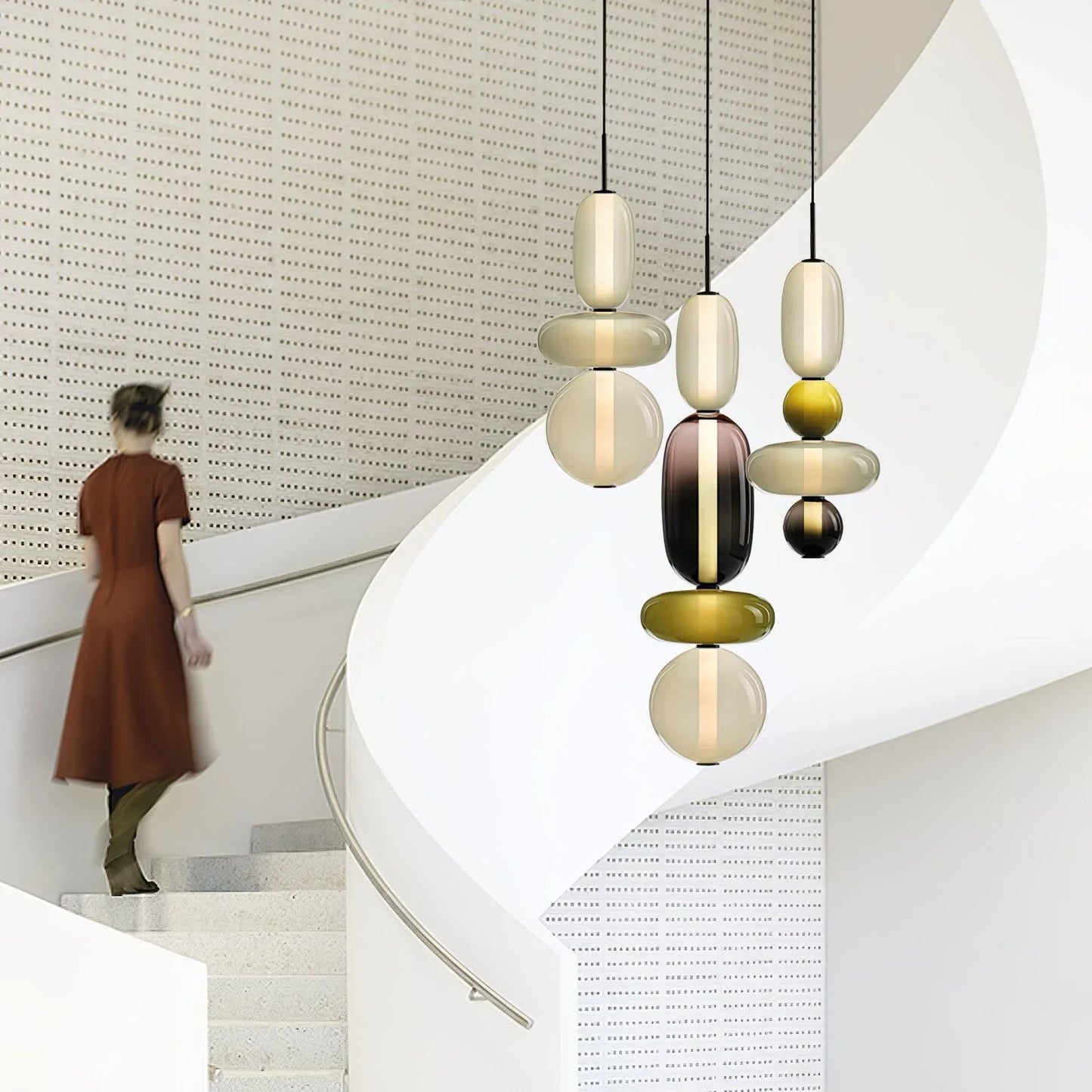 Vesa Nordic Gekonfijte Glas Hanglamp
