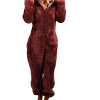 Fleece jumpsuit dames