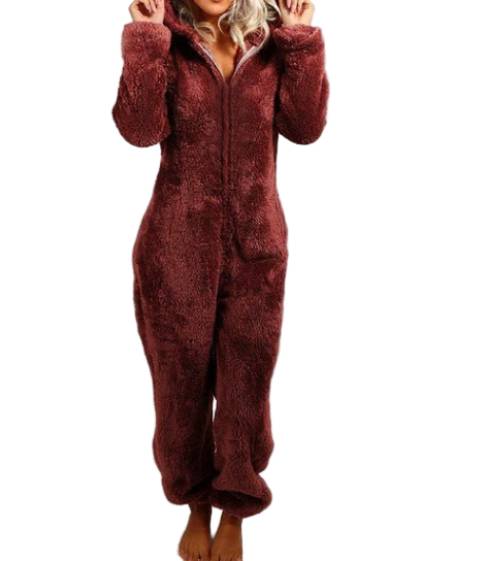 Fleece jumpsuit dames
