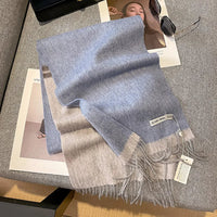Merivelle Wol Sjaal Dames – Elegante Winter Sjaal van 100% Wol met Schaakbordpatroon