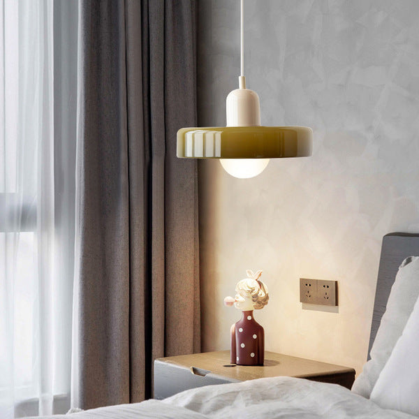 Liora Bauhaus Glazen Hanglamp Met Hoogteverstelling