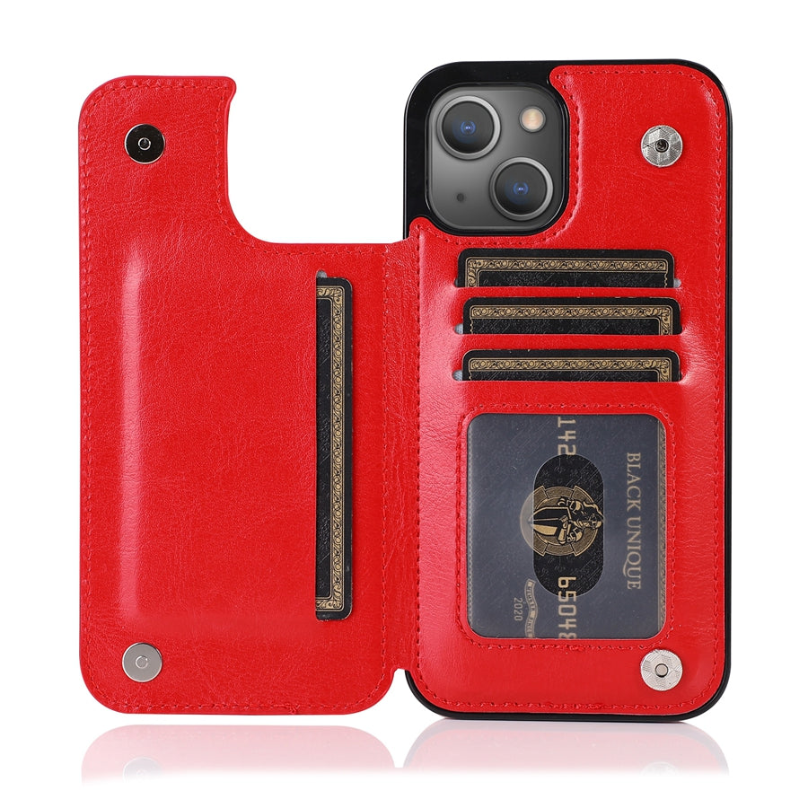 LeatherGuard | Elegante Leren Hoes met Kaartsleuven en Magnetische Sluiting | Vanero