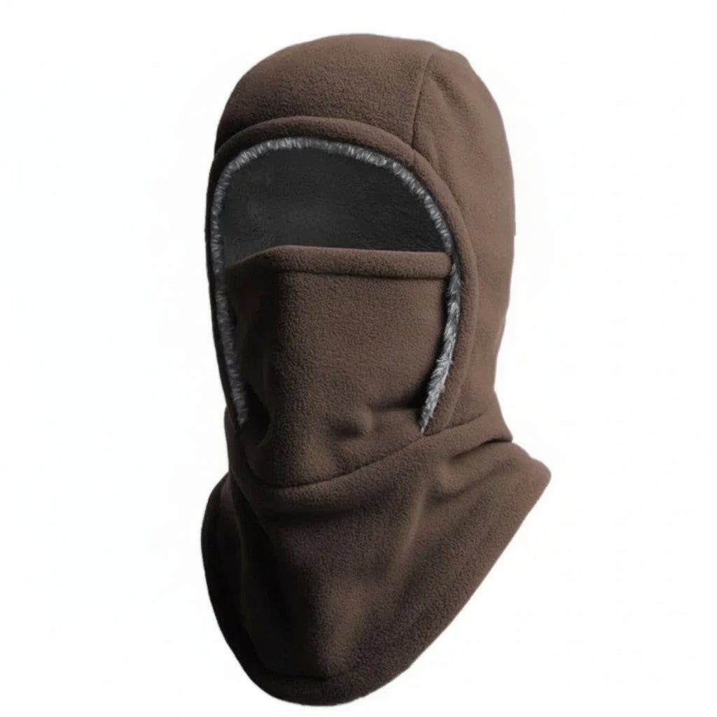 KÄLTEHAUBE – Thermische fleece-stormcapuchon voor fietsen en buitensporten bij vriesweer