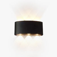 Tronix Moderne Rechthoekige Wandlamp Zwart/Wit. Gang