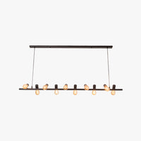Epoch Vintage LED Kroonluchter Zwart Metaal Eetkamer/Woonkamer/Bar