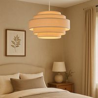 Wabi-Sabi Laagjes Stoffen Hanglamp