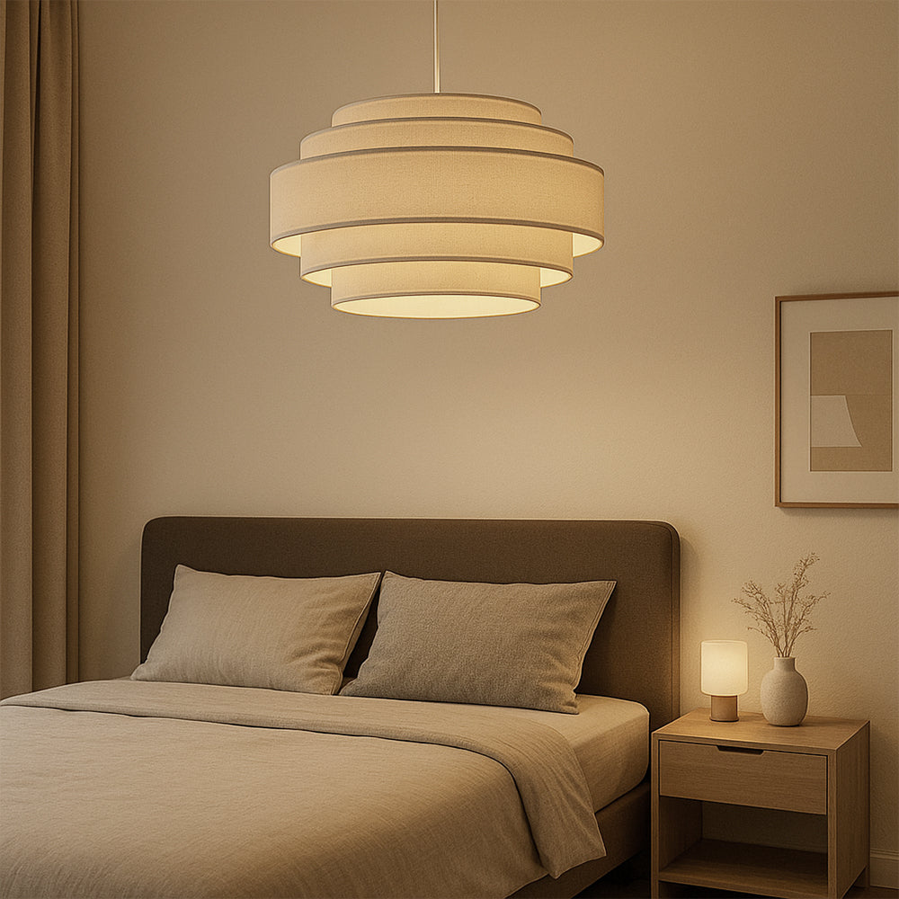 Wabi-Sabi Laagjes Stoffen Hanglamp