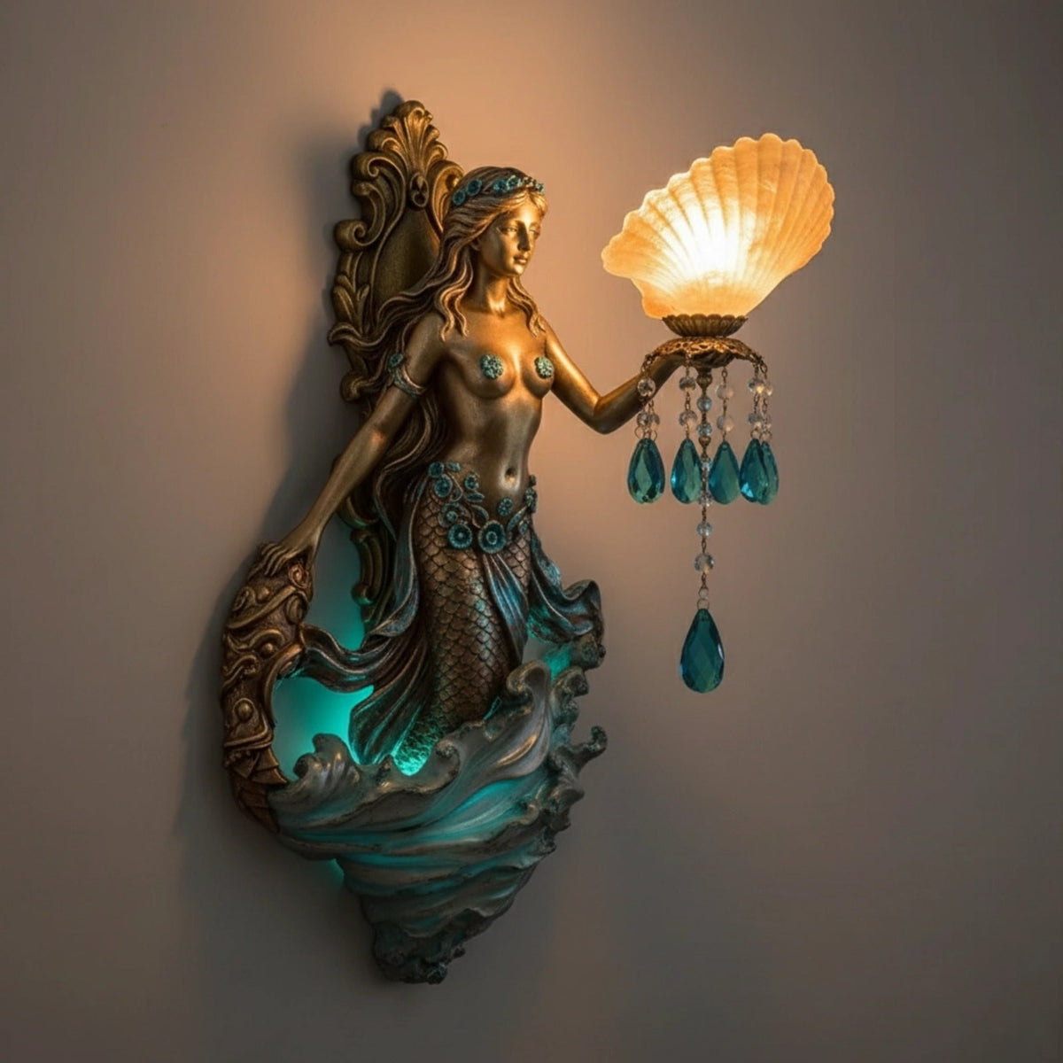 Wandlamp – Handgemaakt ontwerp, Warm LED-licht & Draadloze montage
