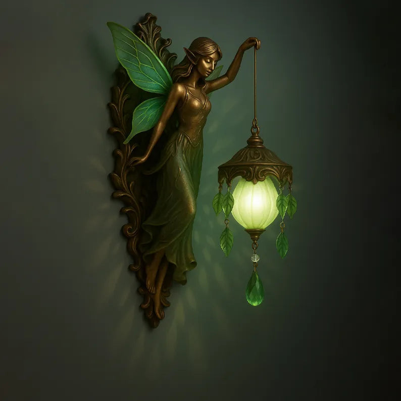 Wandlamp – Handgemaakt ontwerp, Warm LED-licht & Draadloze montage