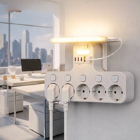 Wandcontactdoos | Individueel schakelbare stopcontacten | USB oplaadpoorten | WallCharge