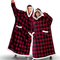 WarmWrap-hoodiedeken – Pluche flanellen trui in oversized model met zak