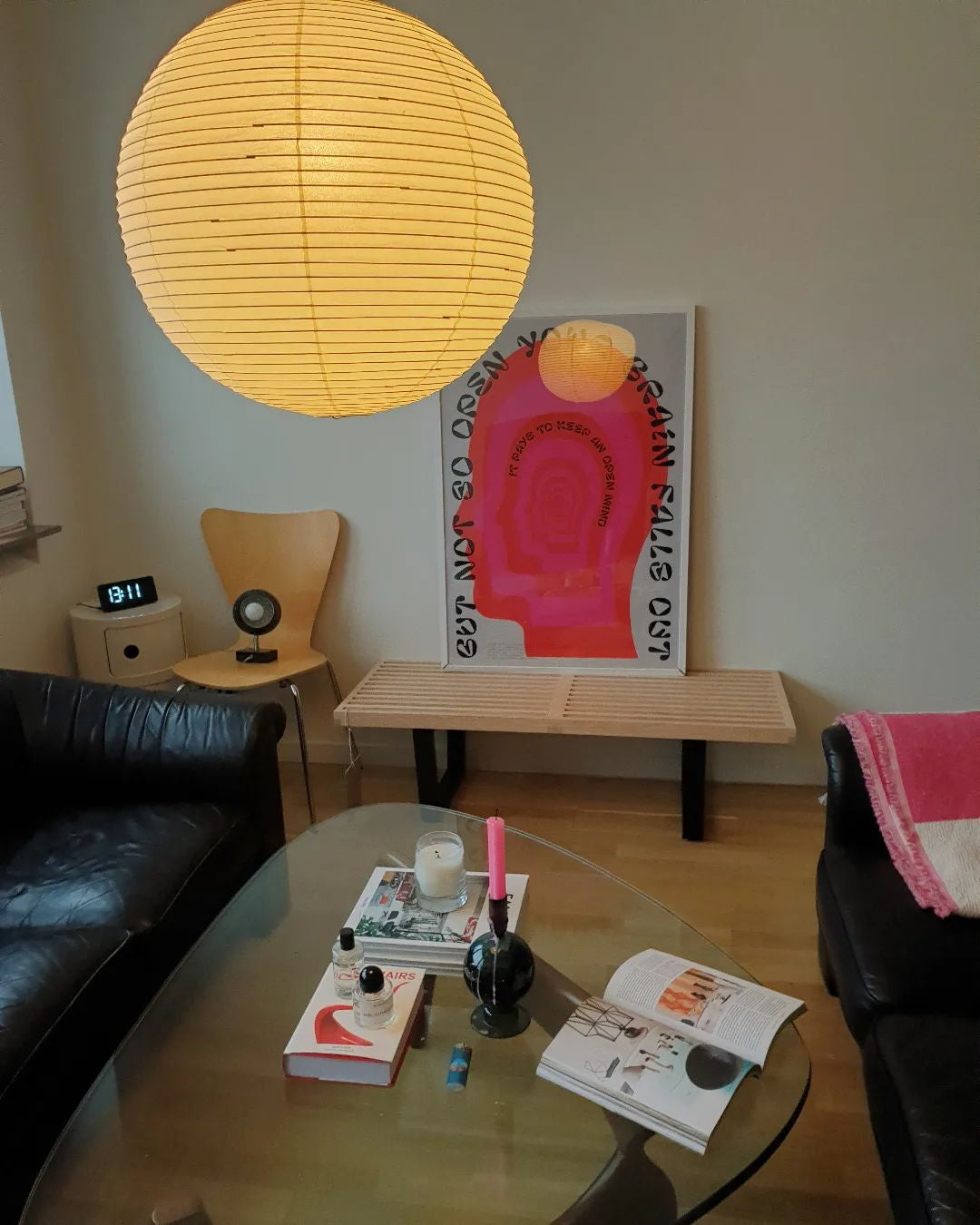 Lustra Hanglamp van Papier voor de Woonkamer