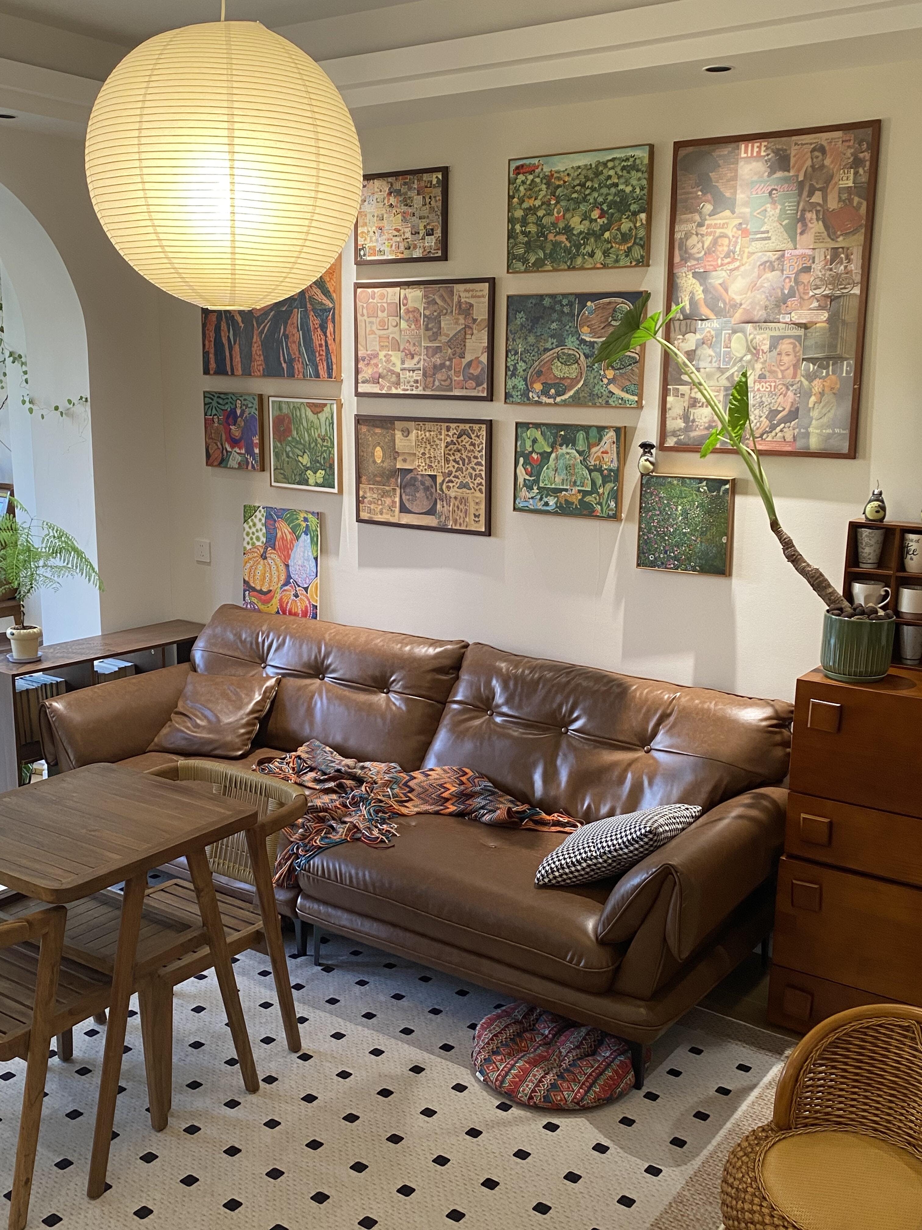 Lustra Hanglamp van Papier voor de Woonkamer