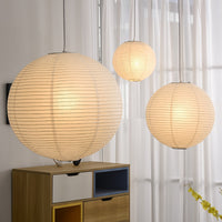 Lustra Hanglamp van Papier voor de Woonkamer