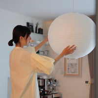Lustra Hanglamp van Papier voor de Woonkamer