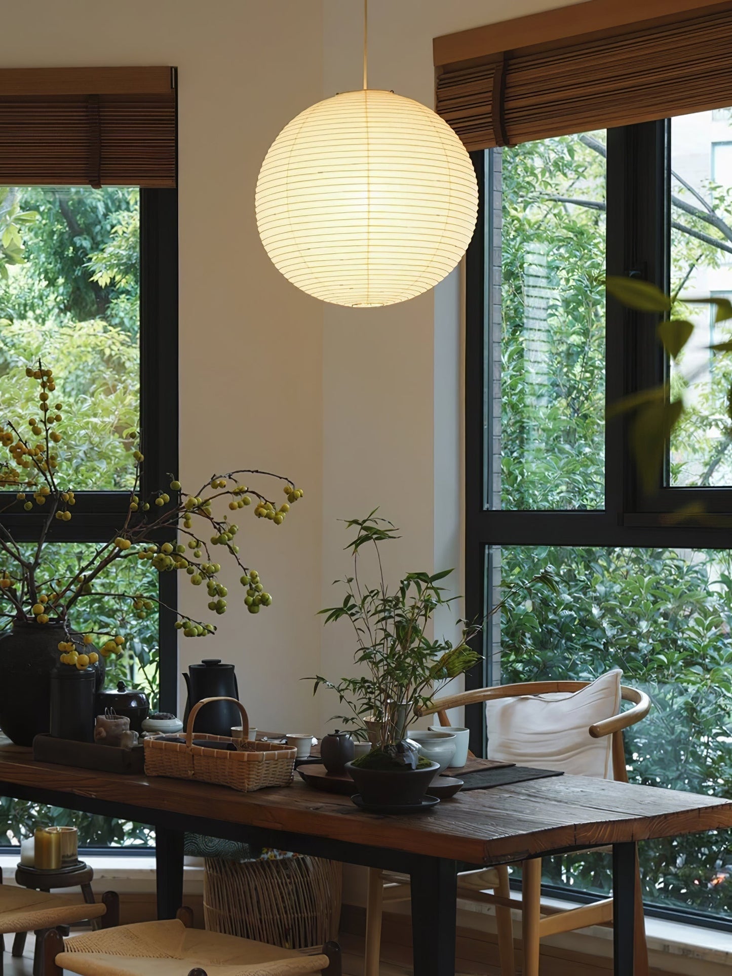 Lustra Hanglamp van Papier voor de Woonkamer