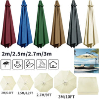 Parasoldoek – Waterafstotend, Met Ventilatieopening & Voor 6 of 8 Spaken