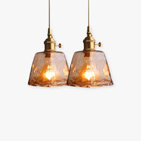 Zina Hanglamp Glas&Messing