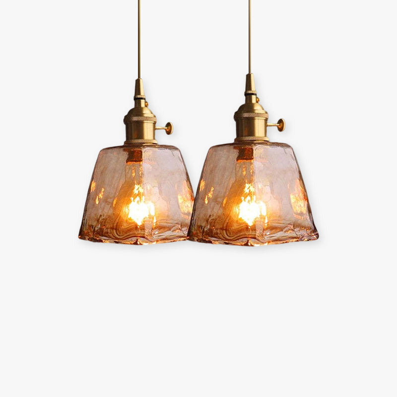 Zina Hanglamp Glas&Messing