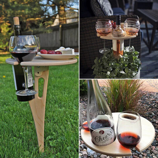 Wijnhouder | Wijn Tafel Buiten | Stabiliteit & Veilige Genietmomenten | VinoStake