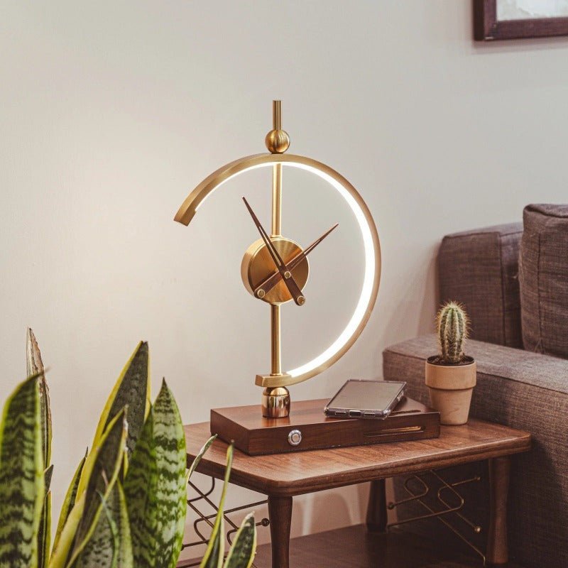 AuraTijd™ | Luxe Lampenklok en Oplader