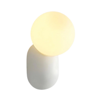 Luma Nordic Glass Orb Wandlamp