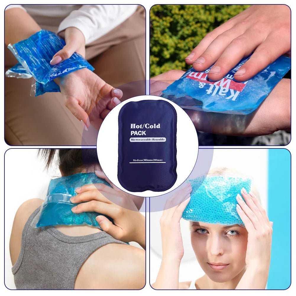 Herbruikbare Warmte-/Koude-IJszak – Flexibele Gelcompress voor Warmte- & Koude Therapie bij Pijn en Blessures