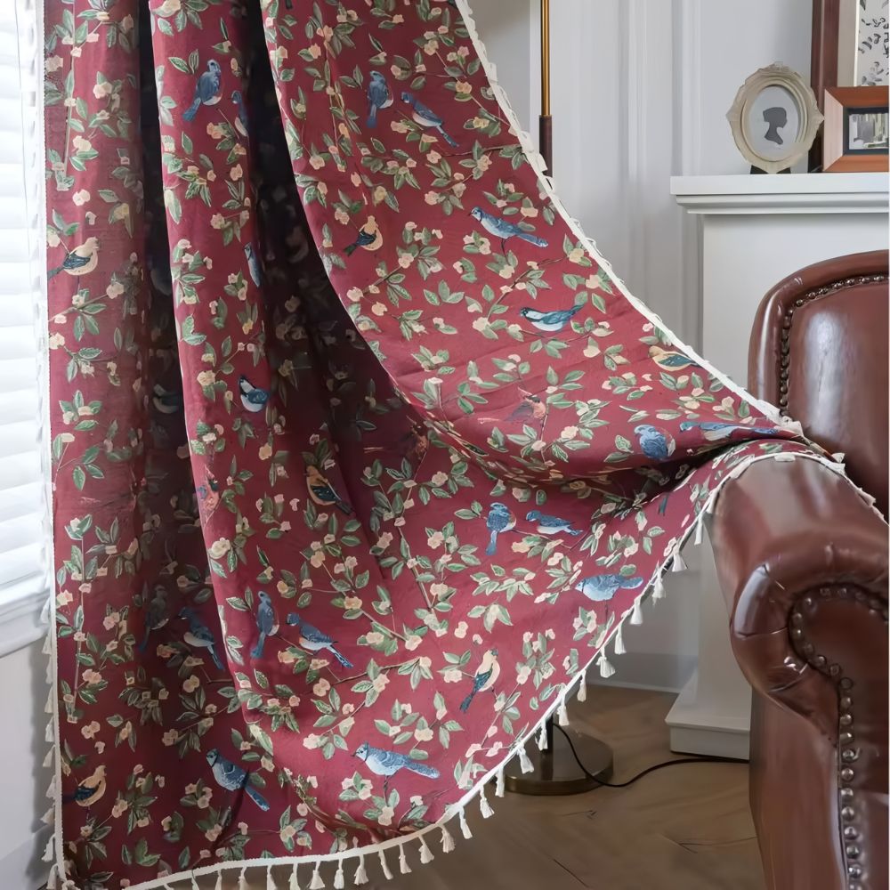 Wildflower Weave Tassel Gordijn