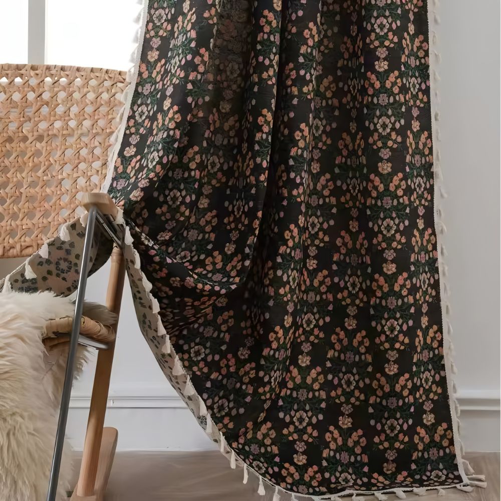 Wildflower Weave Tassel Gordijn