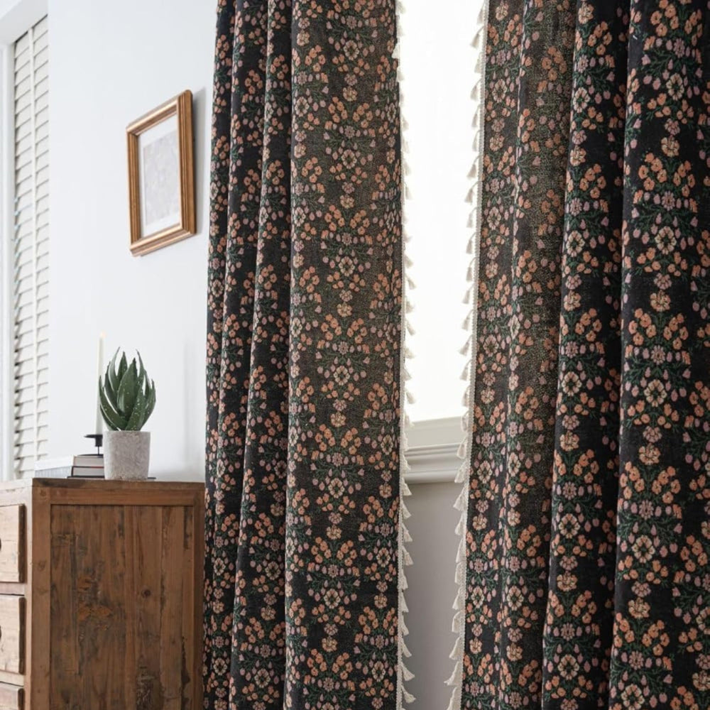 Wildflower Weave Tassel Gordijn