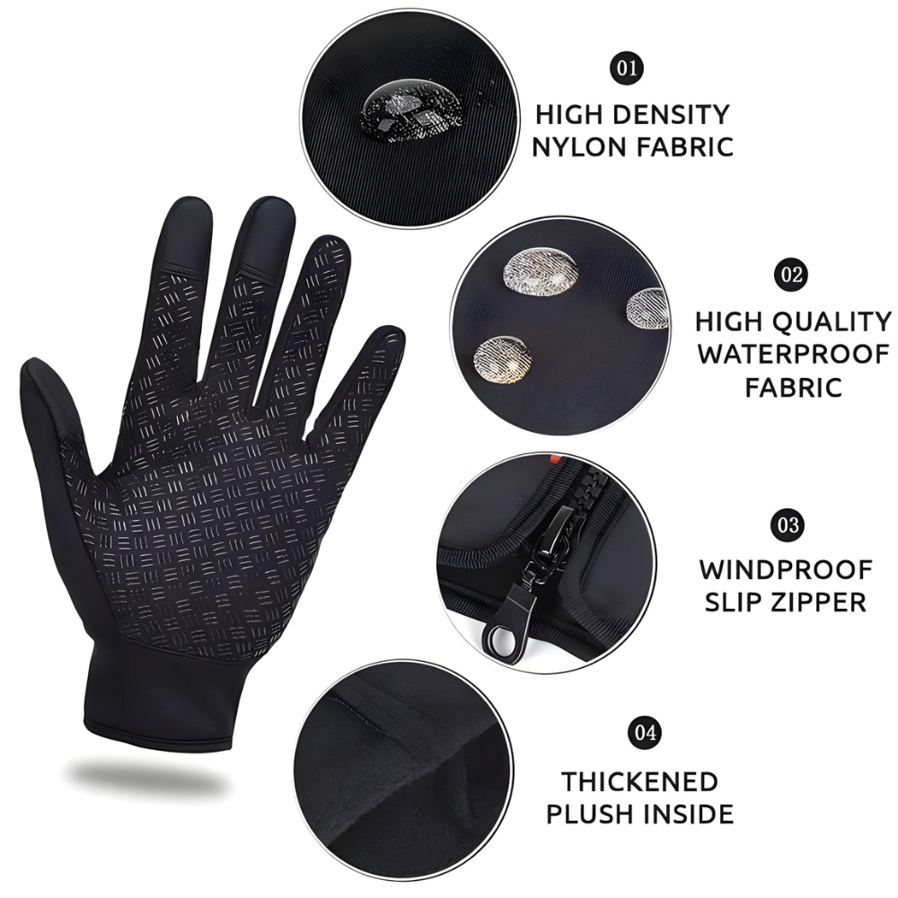Waterdichte Winter Thermische Handschoenen Winddicht