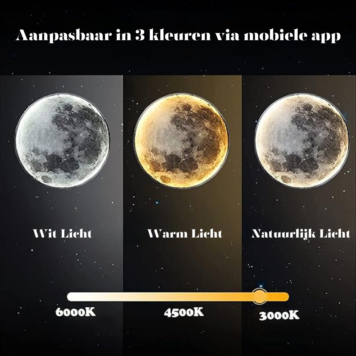 Magische Atmosfeer Maanlamp - LunaGlow