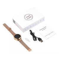 Elegante Smartwatch voor Dames | Gezondheidsmonitoring, Slimme Notificaties en Aanpasbare Opties