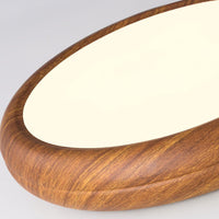 Houten Ronde Plafondlamp