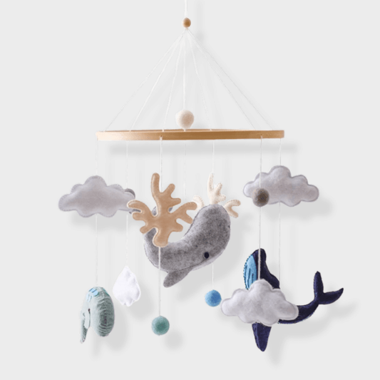 Mobiel voor Kinderen van Hout – Natuurlijke Mobiel voor Wiegen voor een Ontspannende Slaap en Decoratie van de Kinderkamer