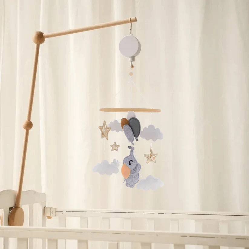 Mobiel voor Kinderen van Hout – Natuurlijke Mobiel voor Wiegen voor een Ontspannende Slaap en Decoratie van de Kinderkamer